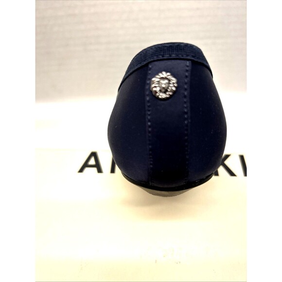 Anne Klein Flex Oceanus Ballet Flat Shoe Navy Fabric Women Sz 6 M New in Box - Picture 5 of 7